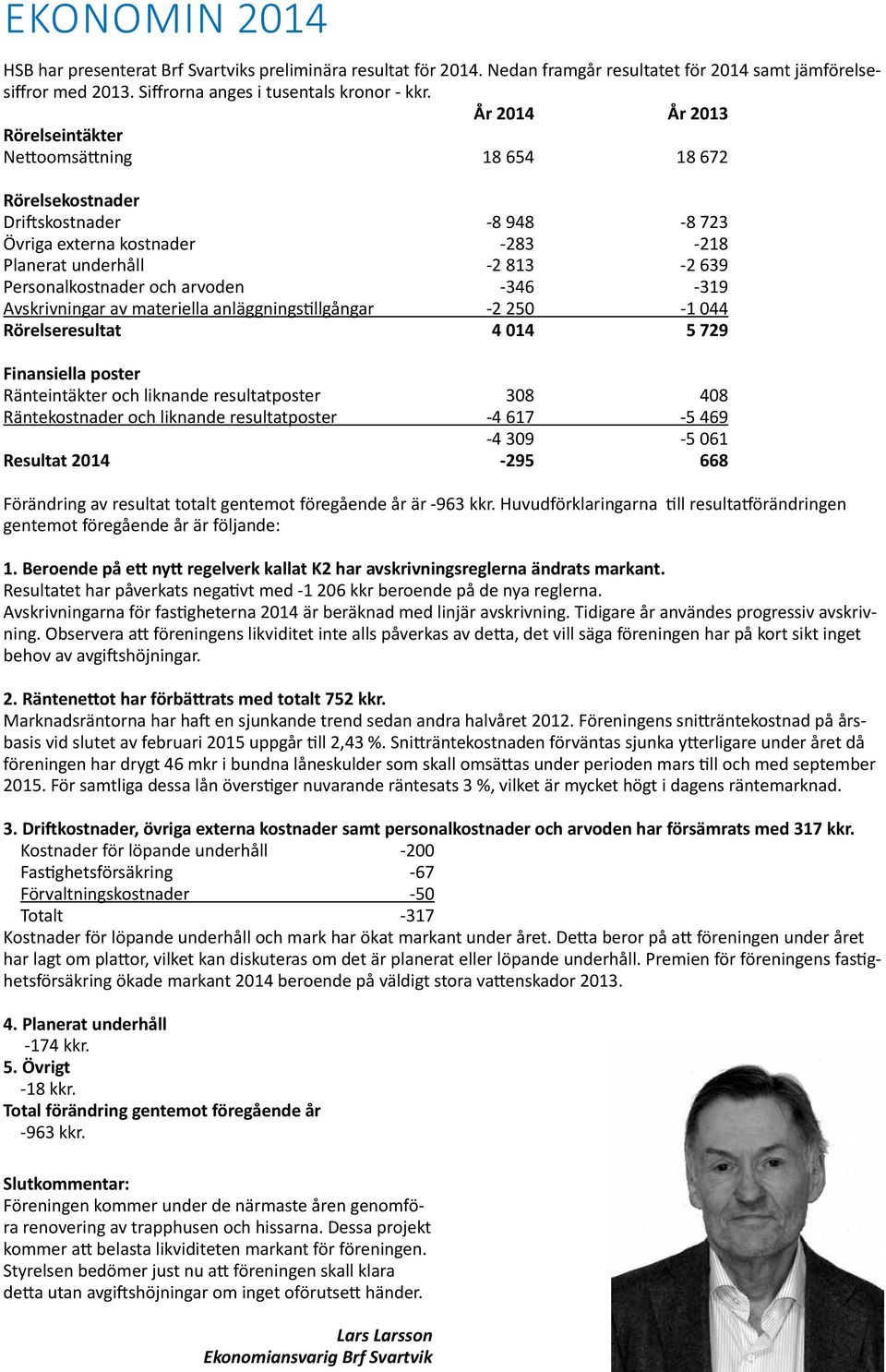 arvoden -346-319 Avskrivningar av materiella anläggningstillgångar -2 250-1 044 Rörelseresultat 4 014 5 729 Finansiella poster Ränteintäkter och liknande resultatposter 308 408 Räntekostnader och