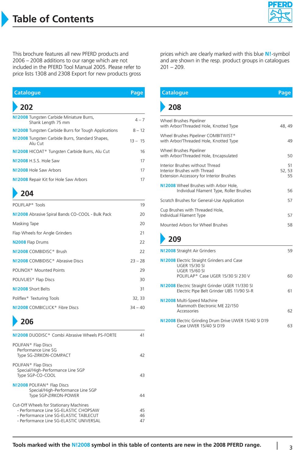 Catalogue Page Catalogue Page 202 N!2008 Tungsten Carbide Miniature Burrs, Shank Length 75 mm 4 7 N!2008 Tungsten Carbide Burrs for Tough s 8 12 N!