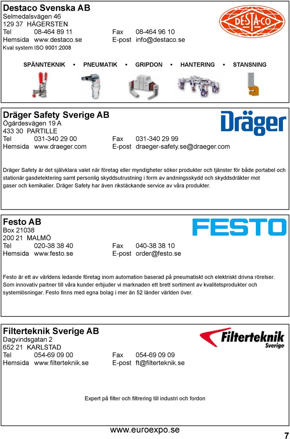 com E-post draeger-safety.se@draeger.