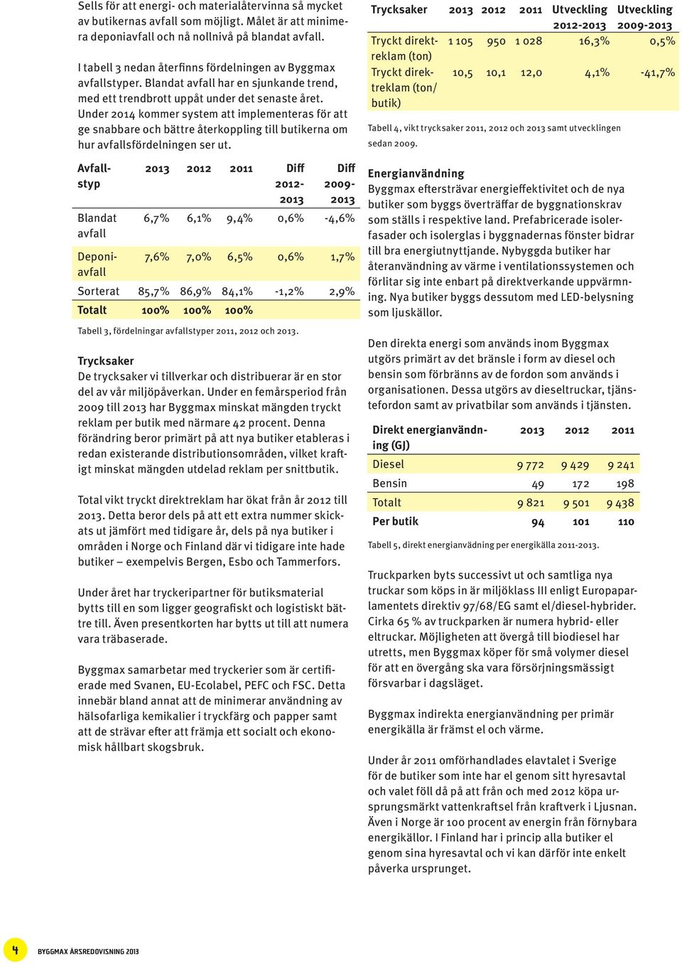 Unde 2014 komme system att implementeas fö att ge snabbae och bätte åtekoppling till butikena om hu avfallsfödelningen se ut.