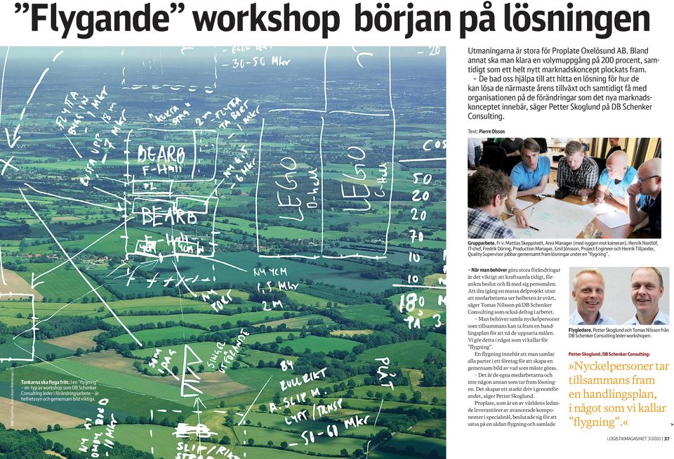 De bad oss hjälpa till att hitta en lösning för hur de kan lösa de närmaste årens tillväxt och samtidigt få med organisationen på de förändringar som det nya marknadskonceptet innebär, säger Petter