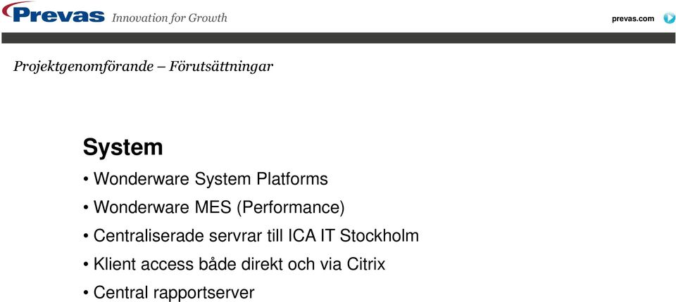 Wonderware System Platforms Wonderware MES