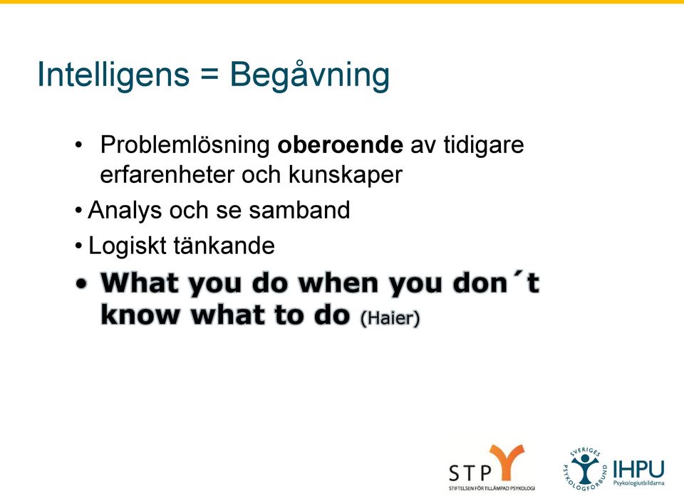 kunskaper Analys och se samband Logiskt