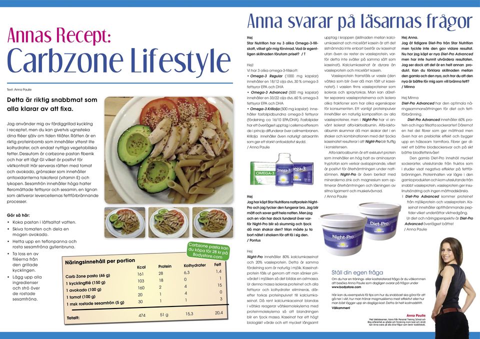 Rätten är en riktig proteinbomb som innehåller ytterst lite kolhydrater, och endast nyttiga vegetabiliska fetter.