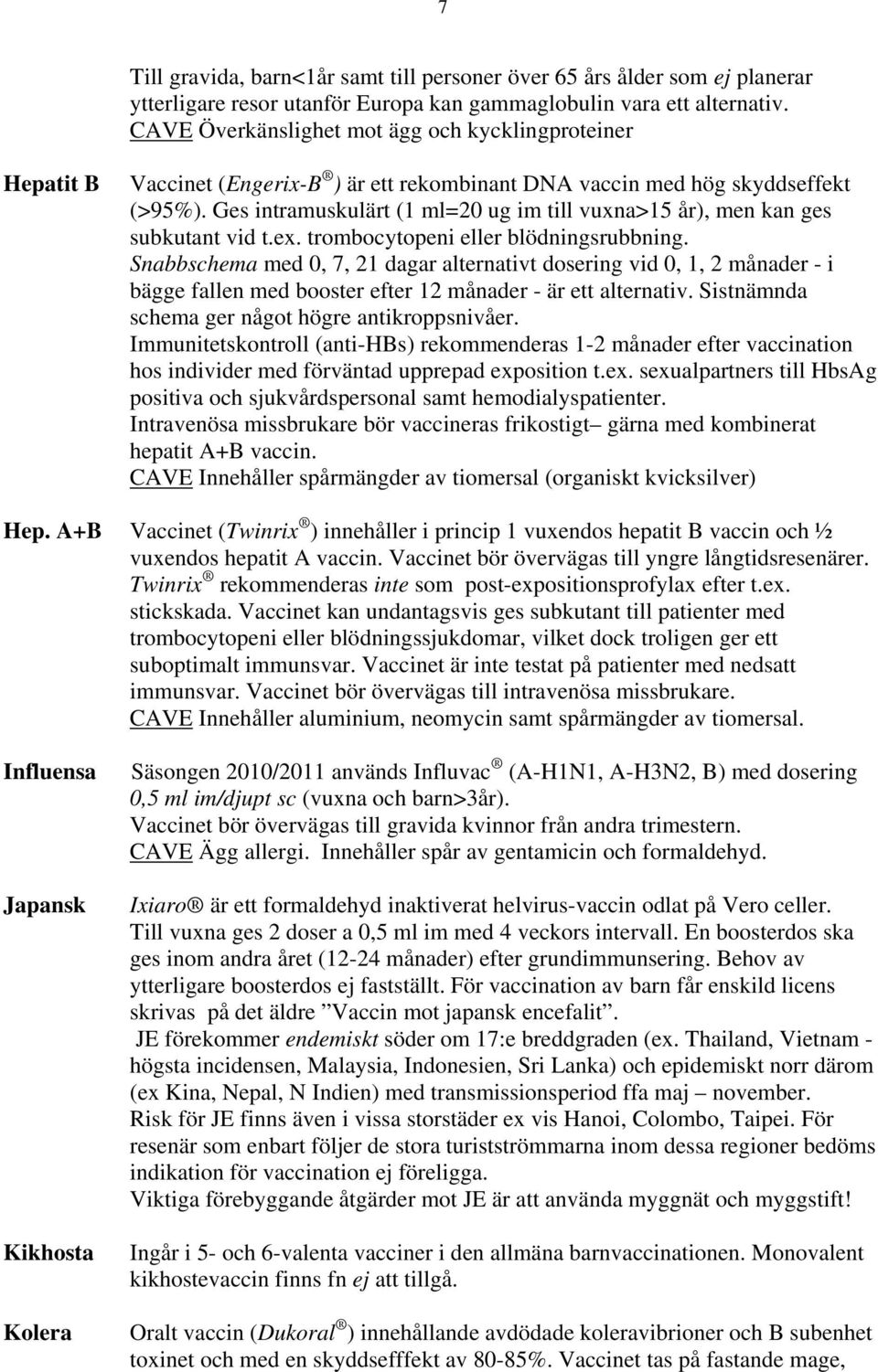 Ges intramuskulärt (1 ml=20 ug im till vuxna>15 år), men kan ges subkutant vid t.ex. trombocytopeni eller blödningsrubbning.