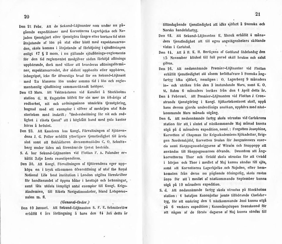 expel;tansarvoden, skola komma i åtnjutande af förhöjning i sjöallönint:en enligt 17 2 rnom. i nu gällande sjöallönings-regle!