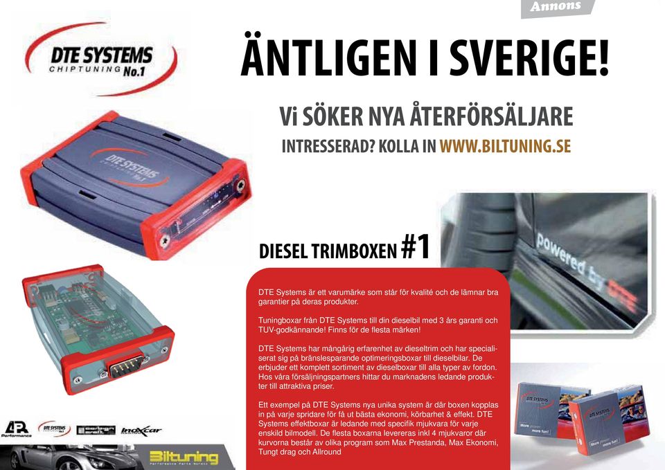 De erbjuder ett komplett sortiment av dieselboxar till alla typer av fordon. Hos våra försäljningspartners hittar du marknadens ledande produkter till attraktiva priser.