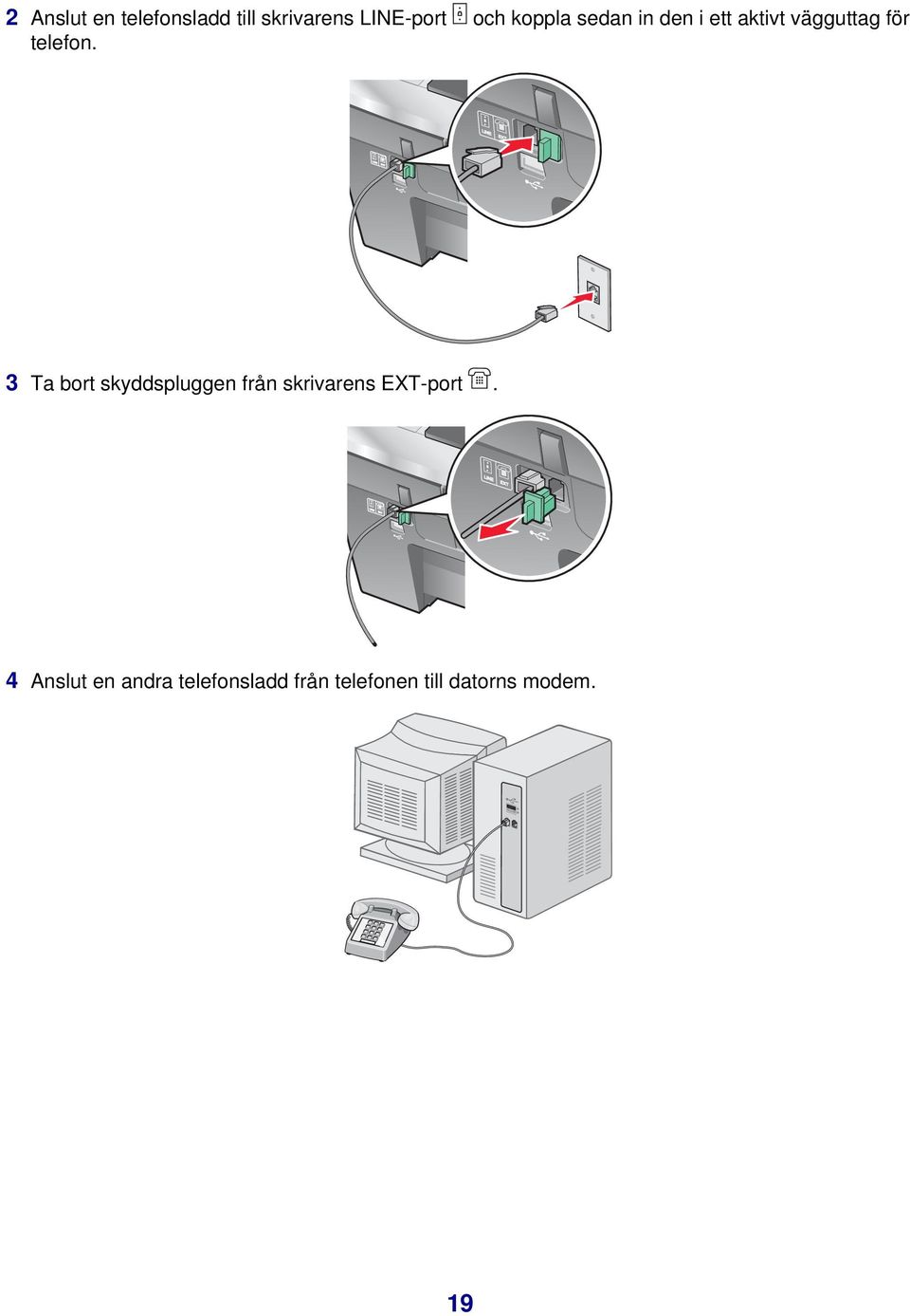 vägguttag för telefon.