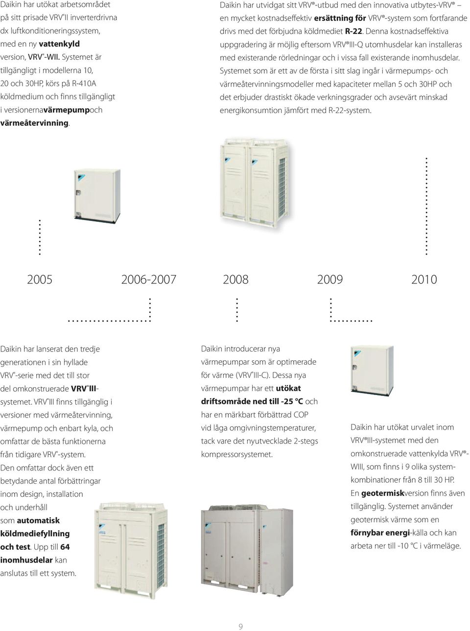 Daikin har utvidgat sitt VRV -utbud med den innovativa utbytes-vrv en mycket kostnadseffektiv ersättning för VRV -system som fortfarande drivs med det förbjudna köldmediet R-22.