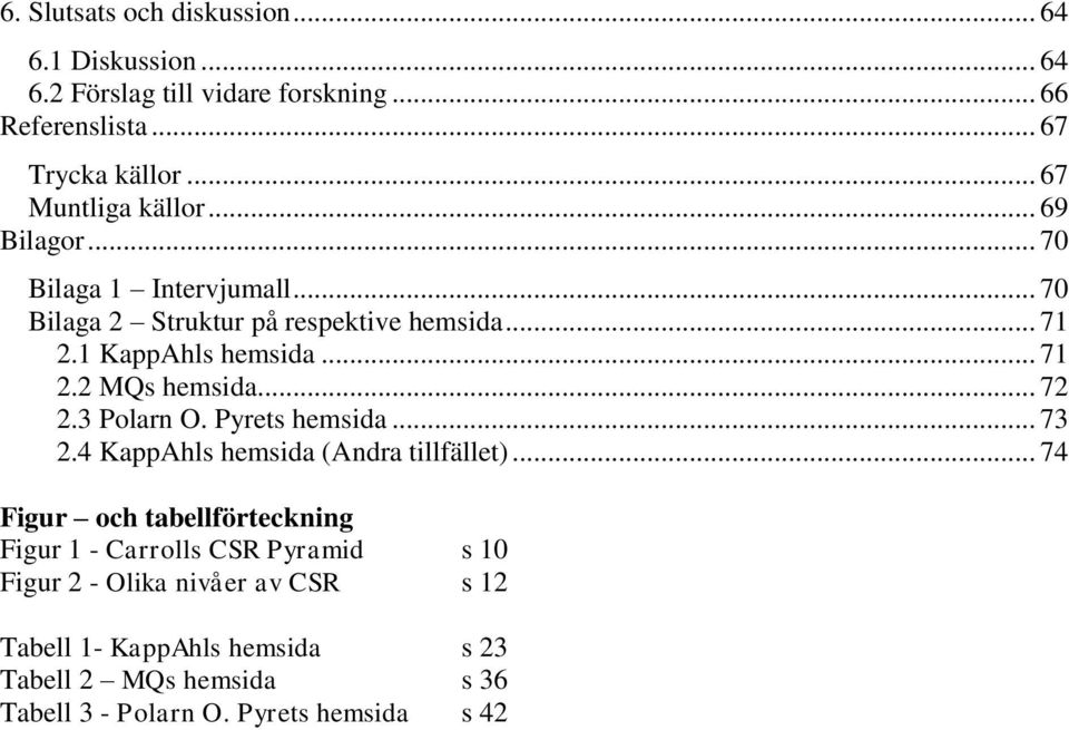 .. 72 2.3 Polarn O. Pyrets hemsida... 73 2.4 KappAhls hemsida (Andra tillfället).