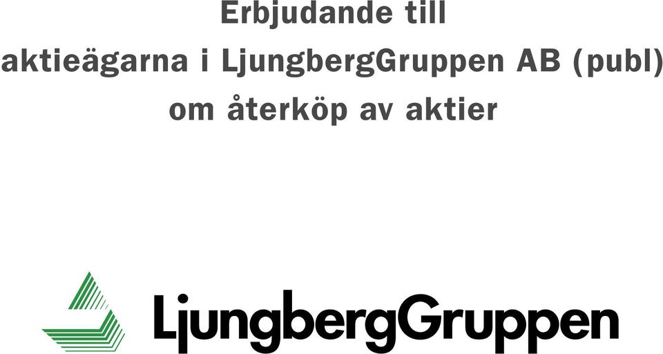 LjungbergGruppen AB