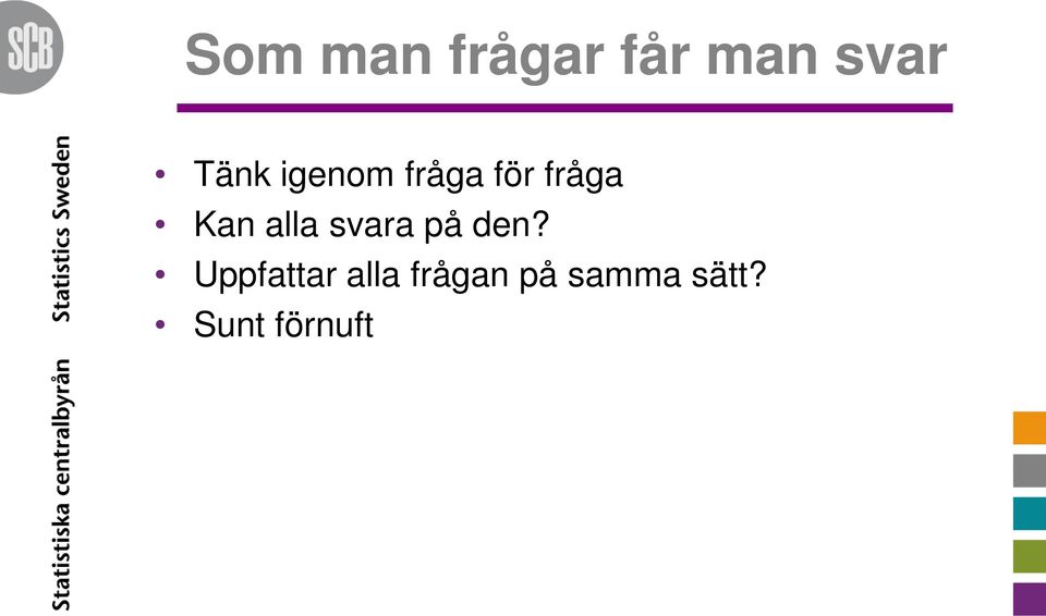 alla svara på den?