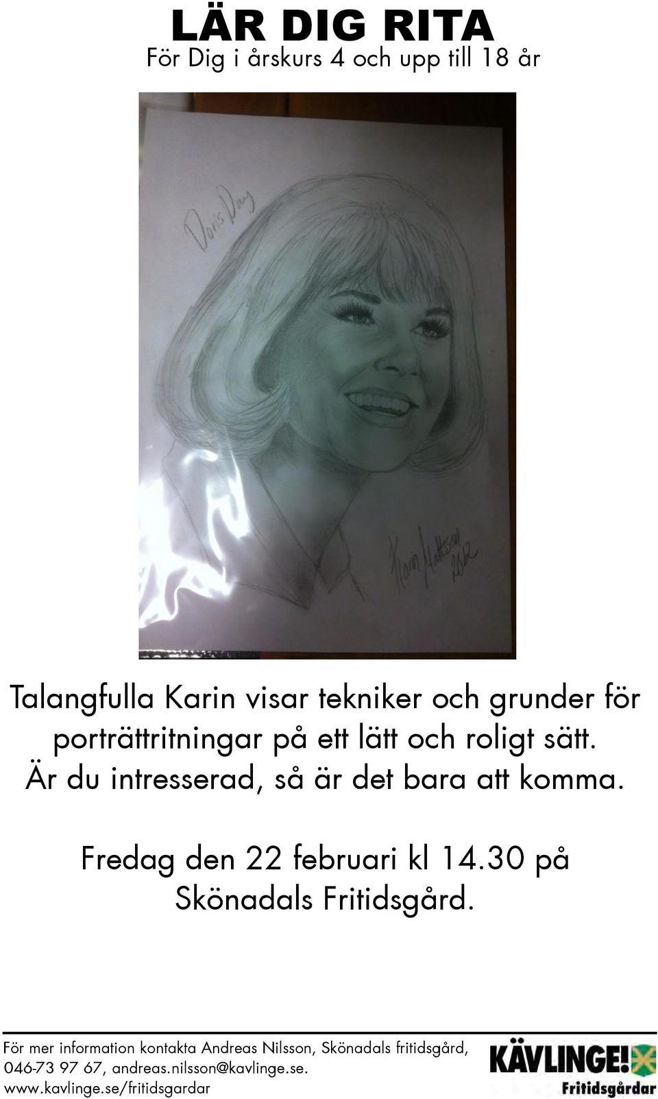 Är du intresserad, så är det bara att komma. Fredag den 22 februari kl 14.