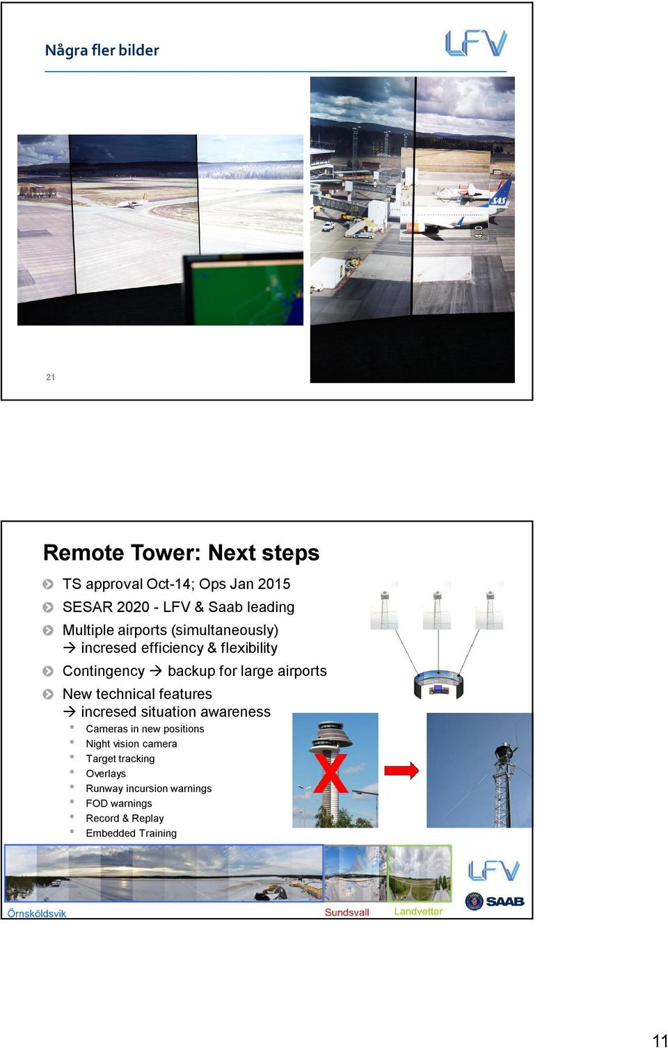 technical features à incresed situation awareness Cameras in new positions Night vision camera Target tracking