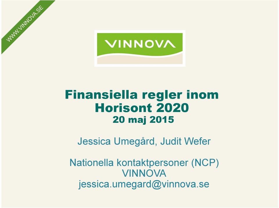 Judit Wefer Nationella