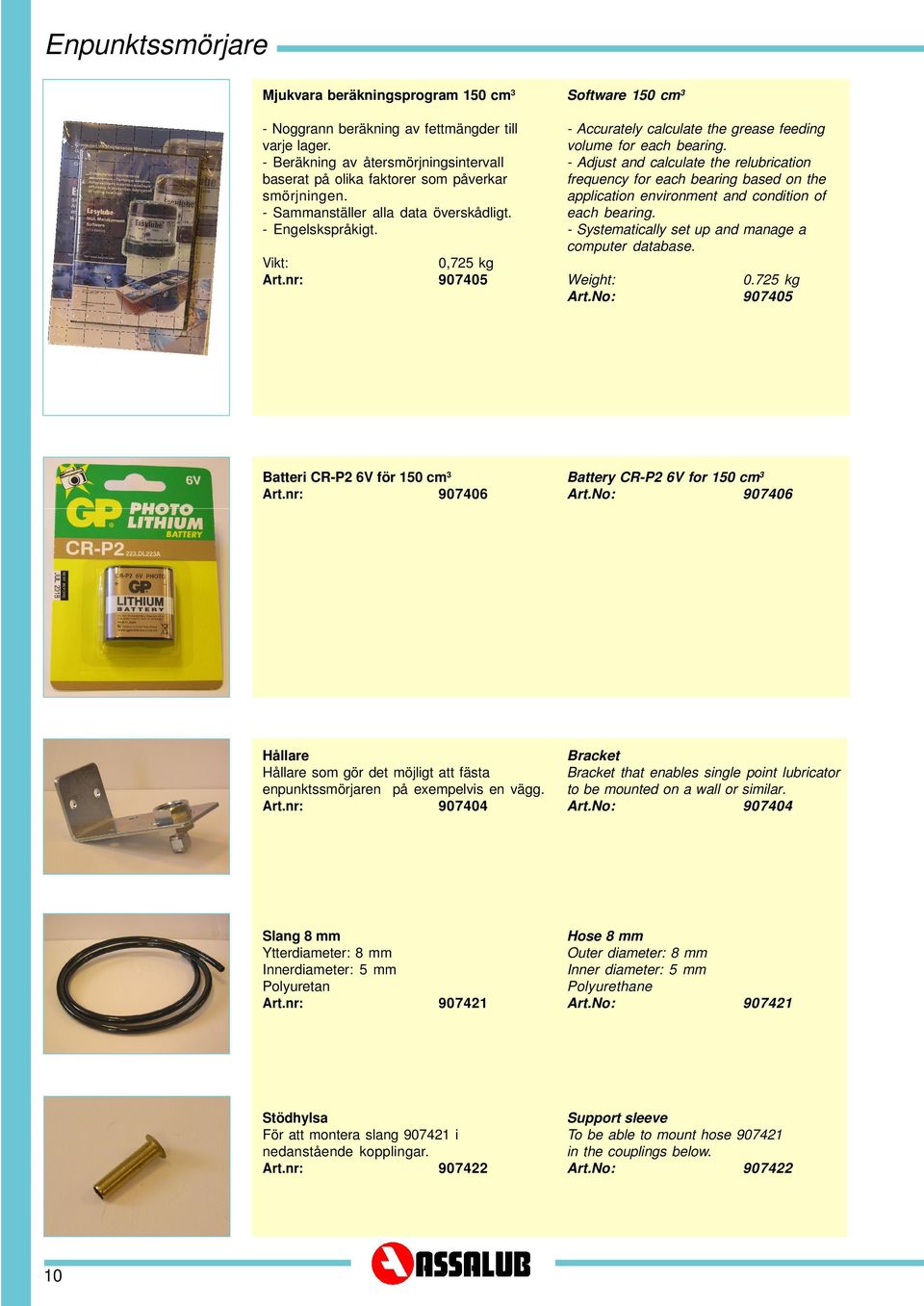 - Accurately calculate the grease feeding volume for each bearing.