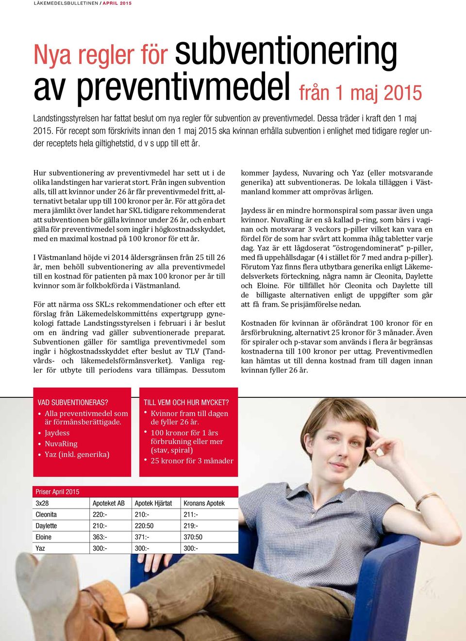 Hur subventionering av preventivmedel har sett ut i de olika landstingen har varierat stort.