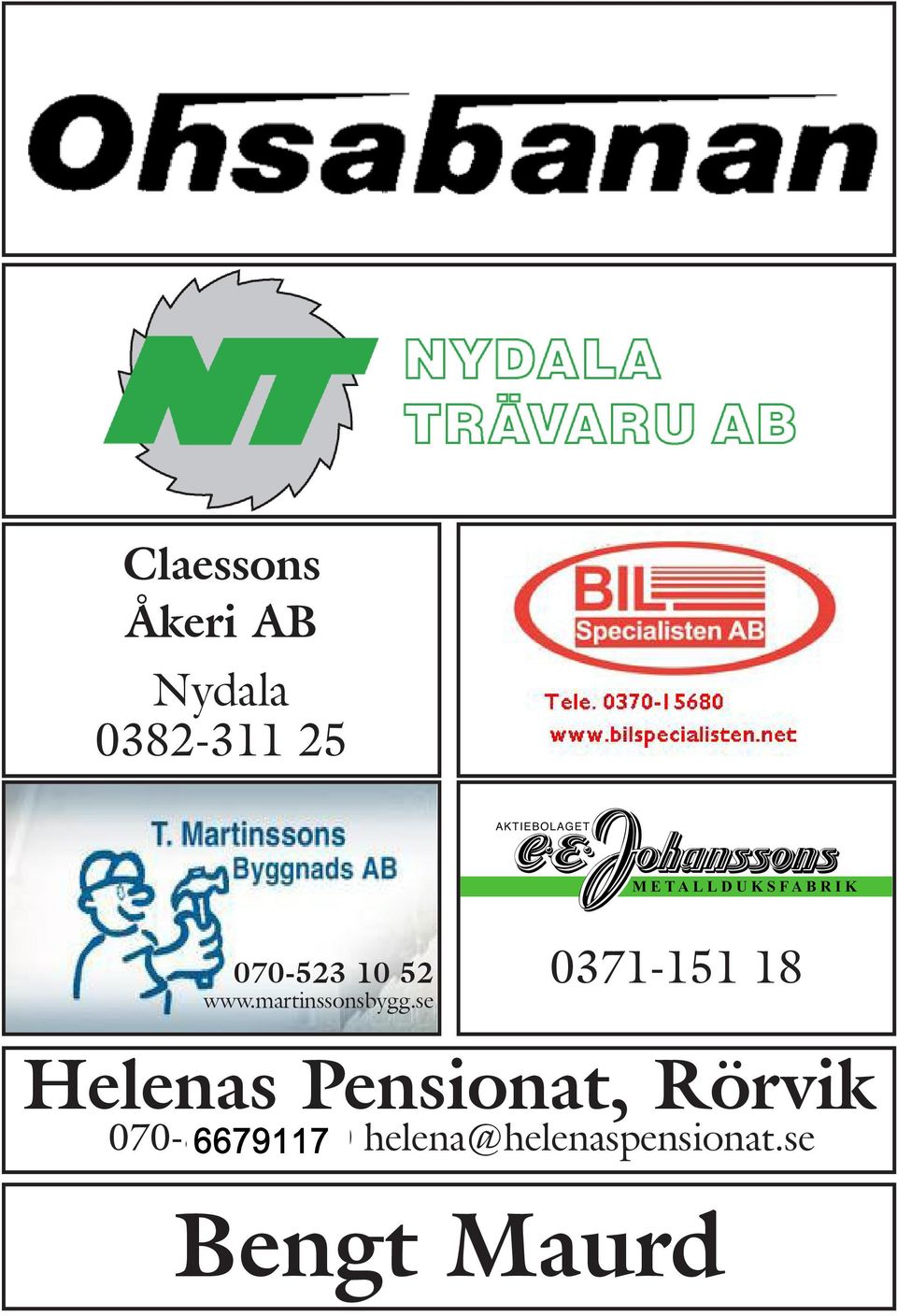 se 0371-151 18 Helenas Pensionat, Rörvik