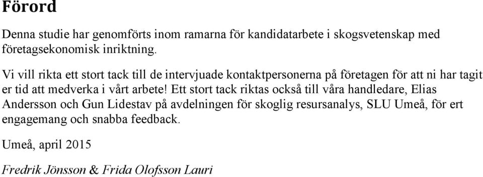 i vårt arbete!