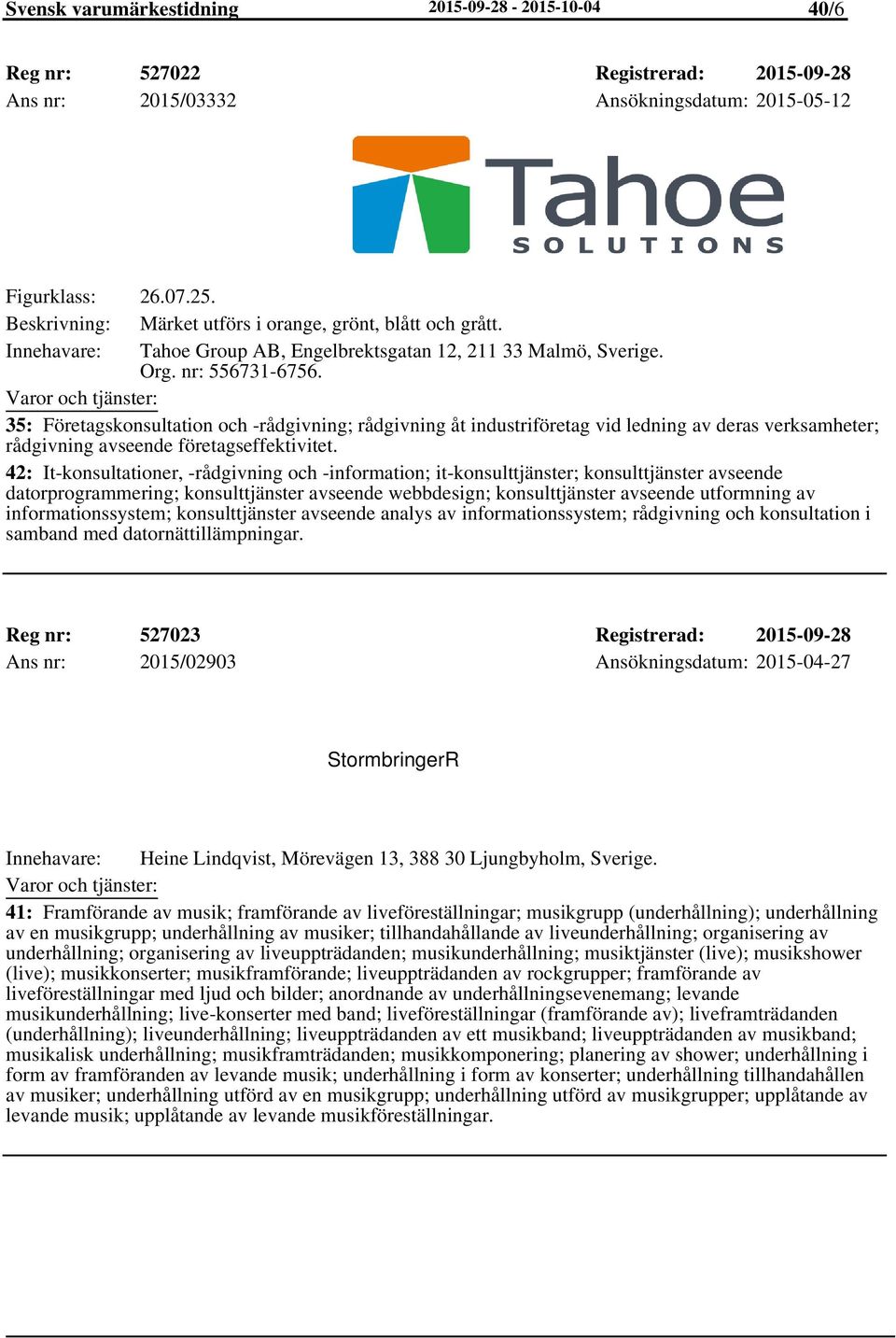 35: Företagskonsultation och -rådgivning; rådgivning åt industriföretag vid ledning av deras verksamheter; rådgivning avseende företagseffektivitet.