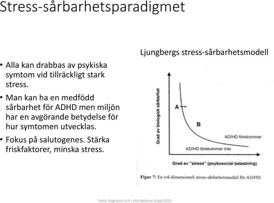 Man kan ha en medfödd sårbarhet för ADHD men miljön har en avgörande