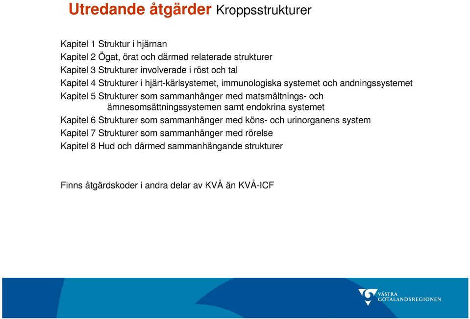 sammanhänger med matsmältnings- och ämnesomsättningssystemen samt endokrina systemet Kapitel 6 Strukturer som sammanhänger med köns- och