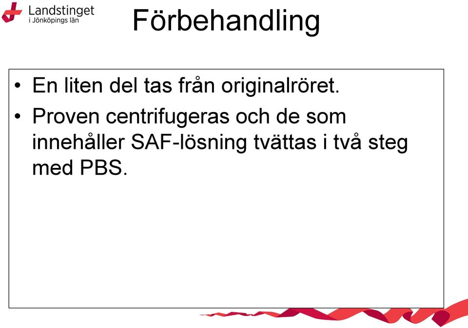 Proven centrifugeras och de som