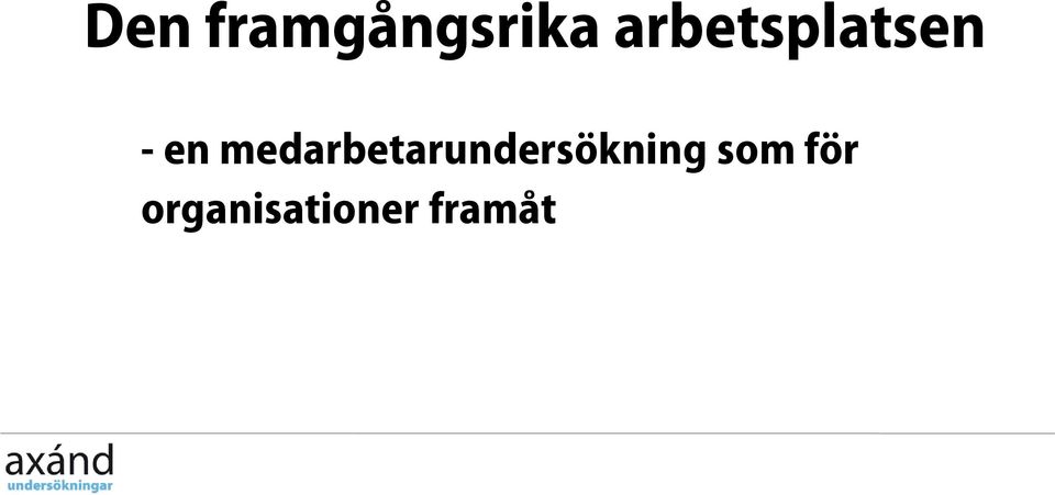 medarbetarundersökning