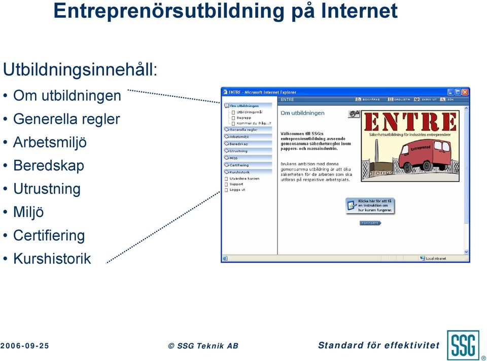 Generella regler Arbetsmiljö Beredskap