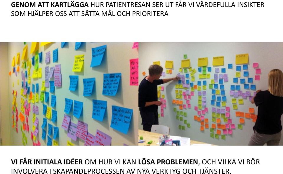 PRIORITERA VI FÅR INITIALA IDÉER OM HUR VI KAN LÖSA