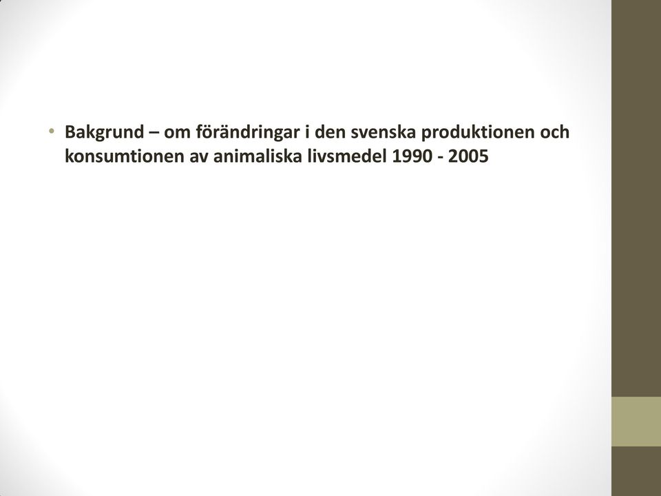 produktionen och