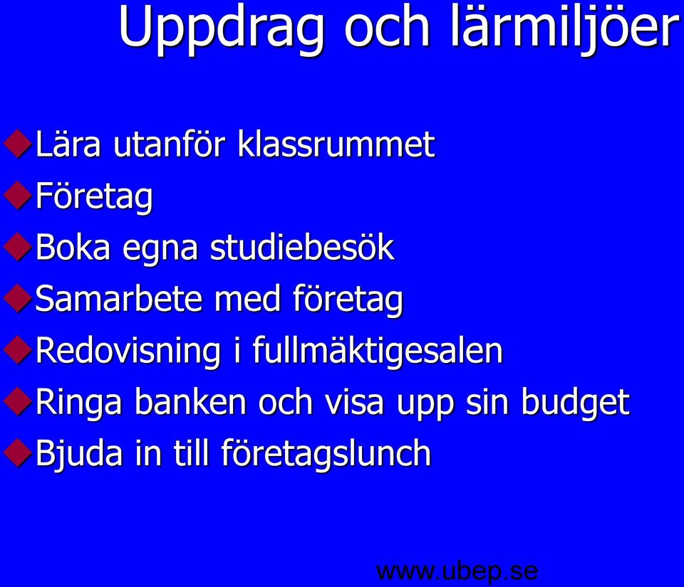 företag Redovisning i fullmäktigesalen Ringa