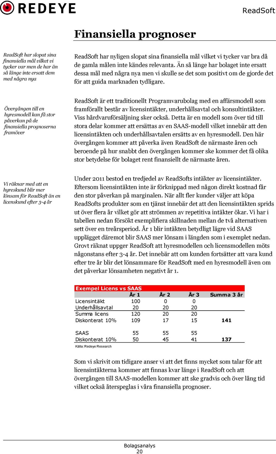 Än så länge har bolaget inte ersatt dessa mål med några nya men vi skulle se det som positivt om de gjorde det för att guida marknaden tydligare.