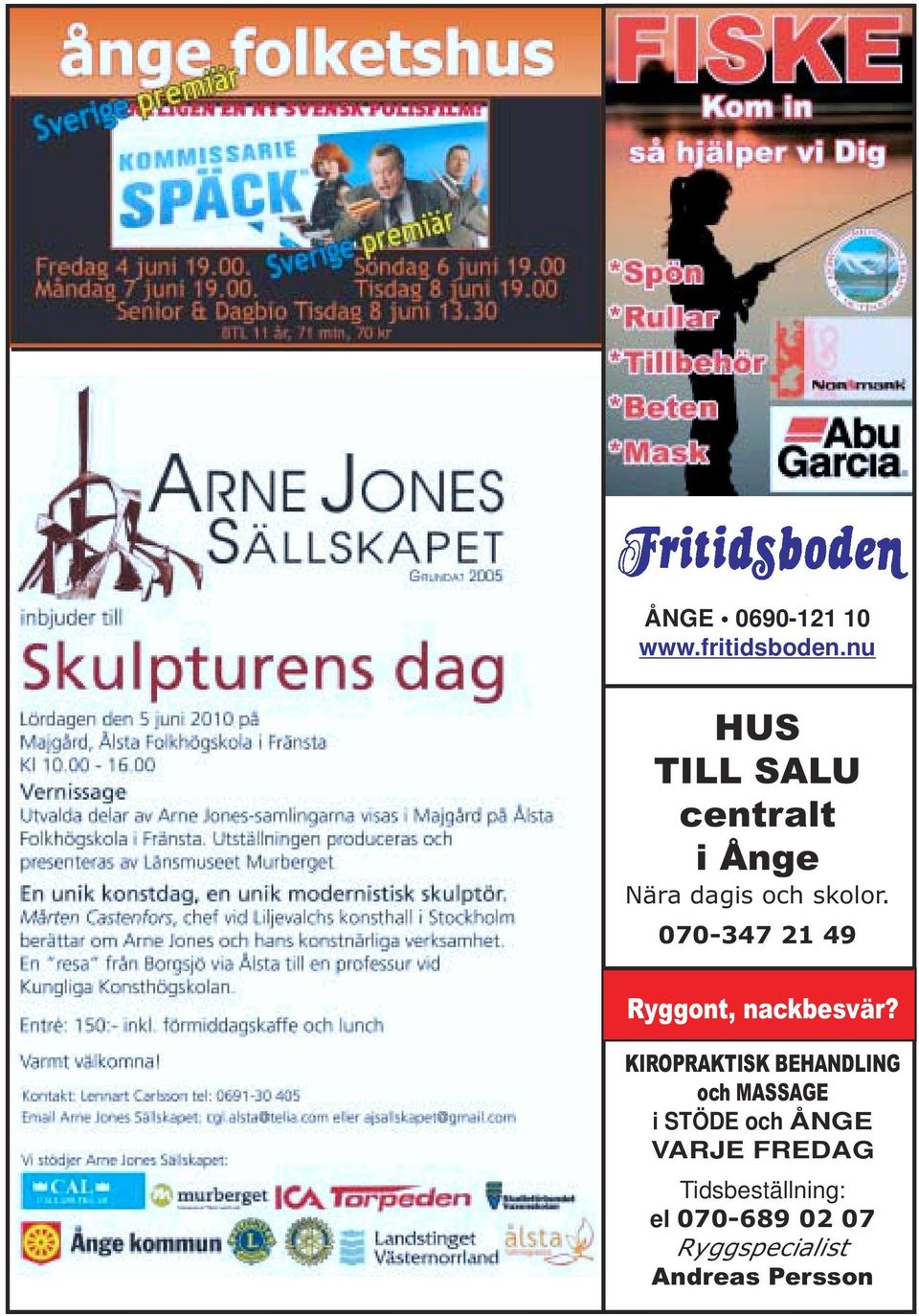 070-347 21 49 Ryggont, nackbesvär?