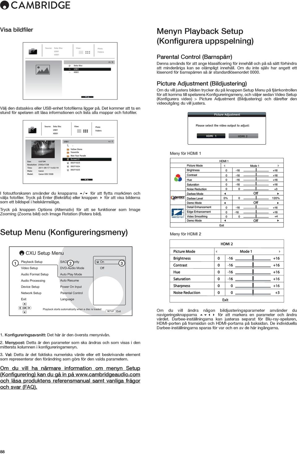 Det kommer att ta en stund för spelaren att läsa informationen och lista alla mappar och fotofiler.