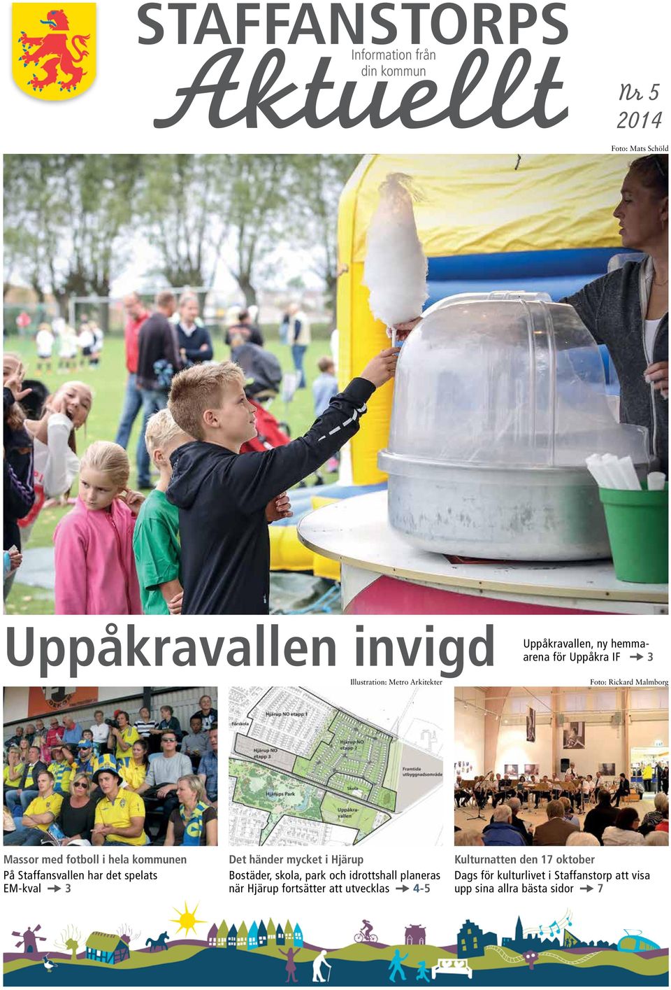 Staffansvallen har det spelats EM-kval 3 Det händer mycket i Hjärup Bostäder, skola, park och idrottshall planeras när