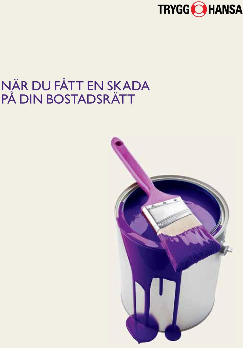 skada på Brochure