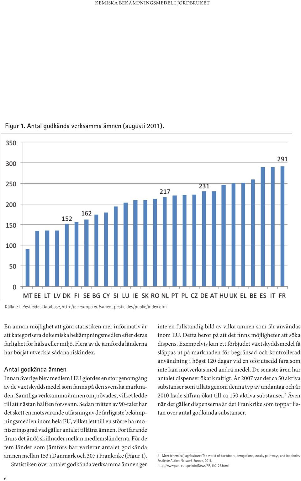 Flera av de jämförda länderna har börjat utveckla sådana riskindex.