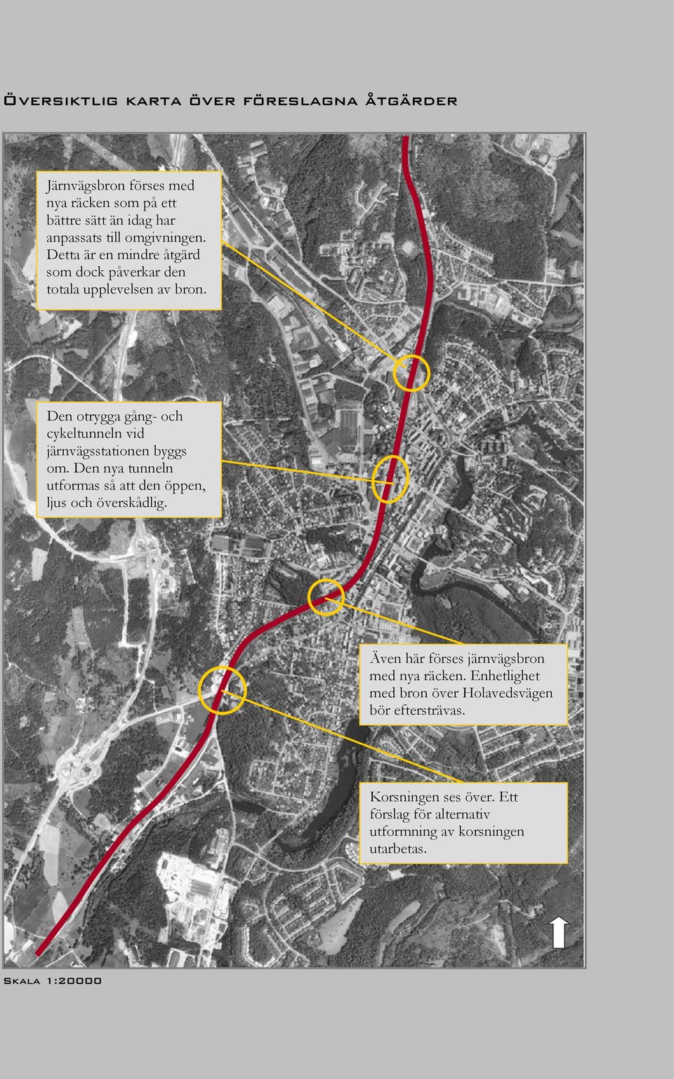 Den otrygga gång- och cykeltunneln vid järnvägsstationen byggs om. Den nya tunneln utformas så att den öppen, ljus och överskådlig.