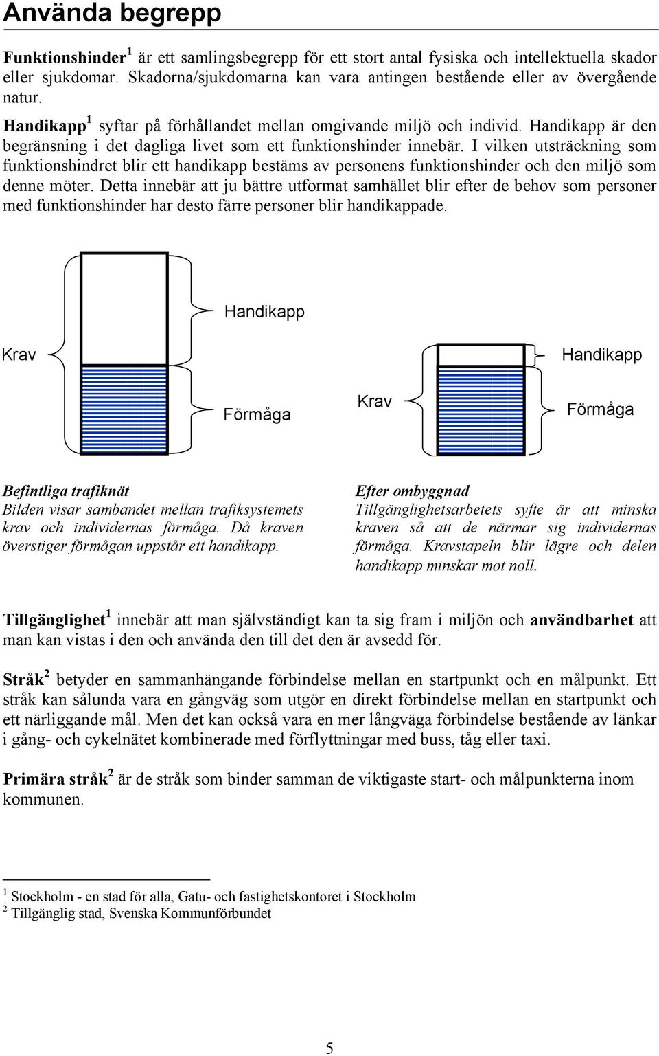 Handikapp är den begränsning i det dagliga livet som ett funktionshinder innebär.