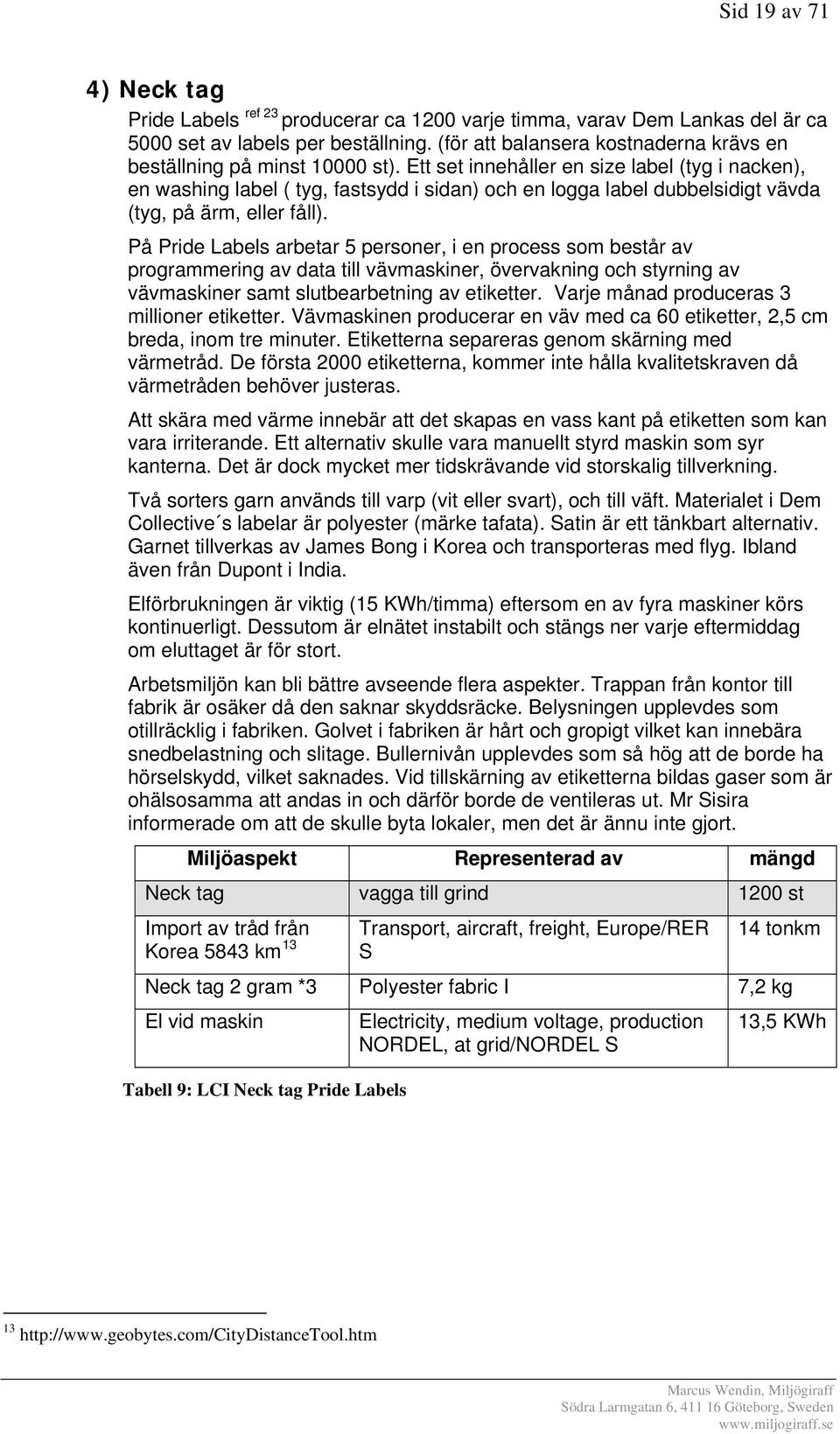 Ett set innehåller en size label (tyg i nacken), en washing label ( tyg, fastsydd i sidan) och en logga label dubbelsidigt vävda (tyg, på ärm, eller fåll).