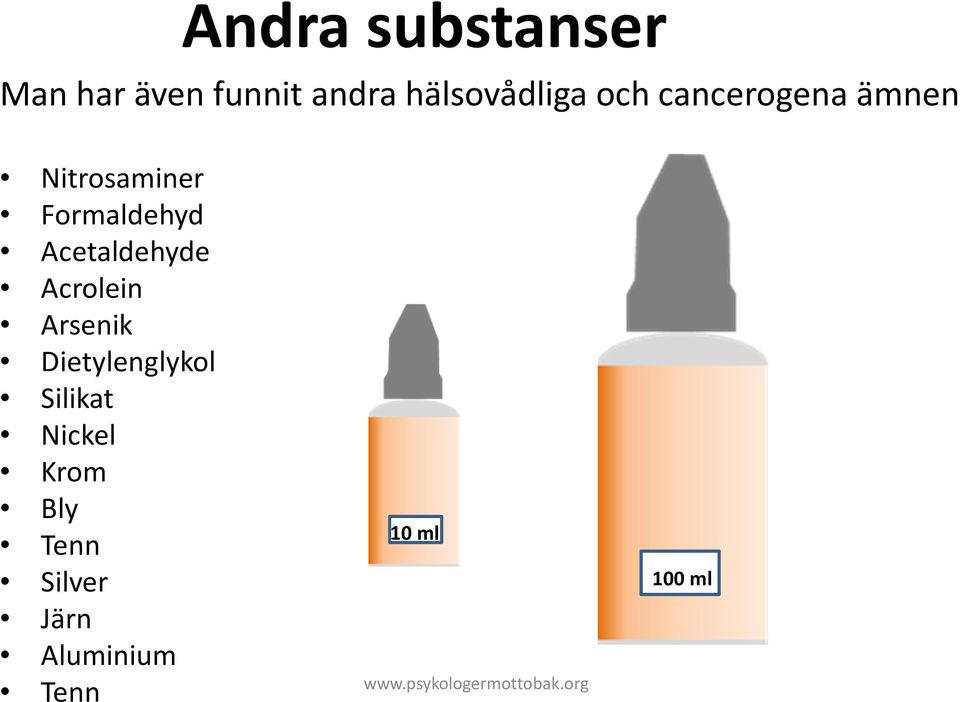 Formaldehyd Acetaldehyde Acrolein Arsenik