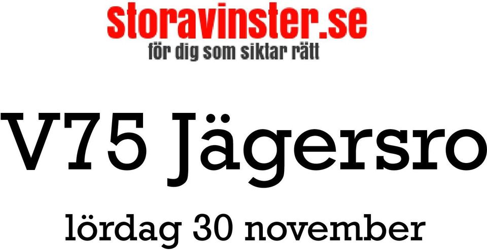 lördag 30