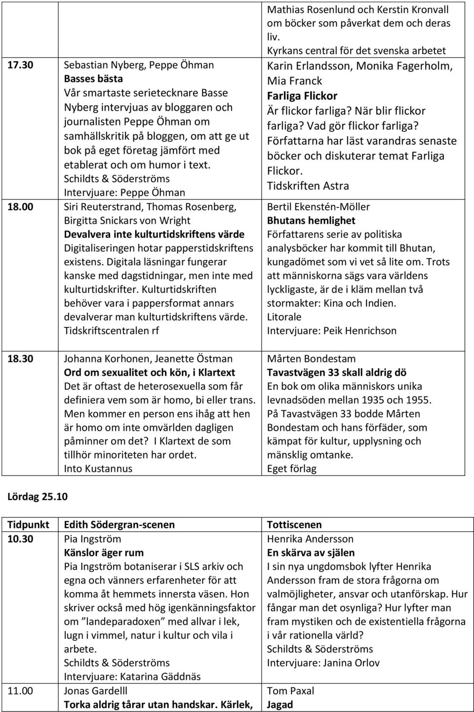 00 Siri Reuterstrand, Thomas Rosenberg, Birgitta Snickars von Wright Devalvera inte kulturtidskriftens värde Digitaliseringen hotar papperstidskriftens existens.