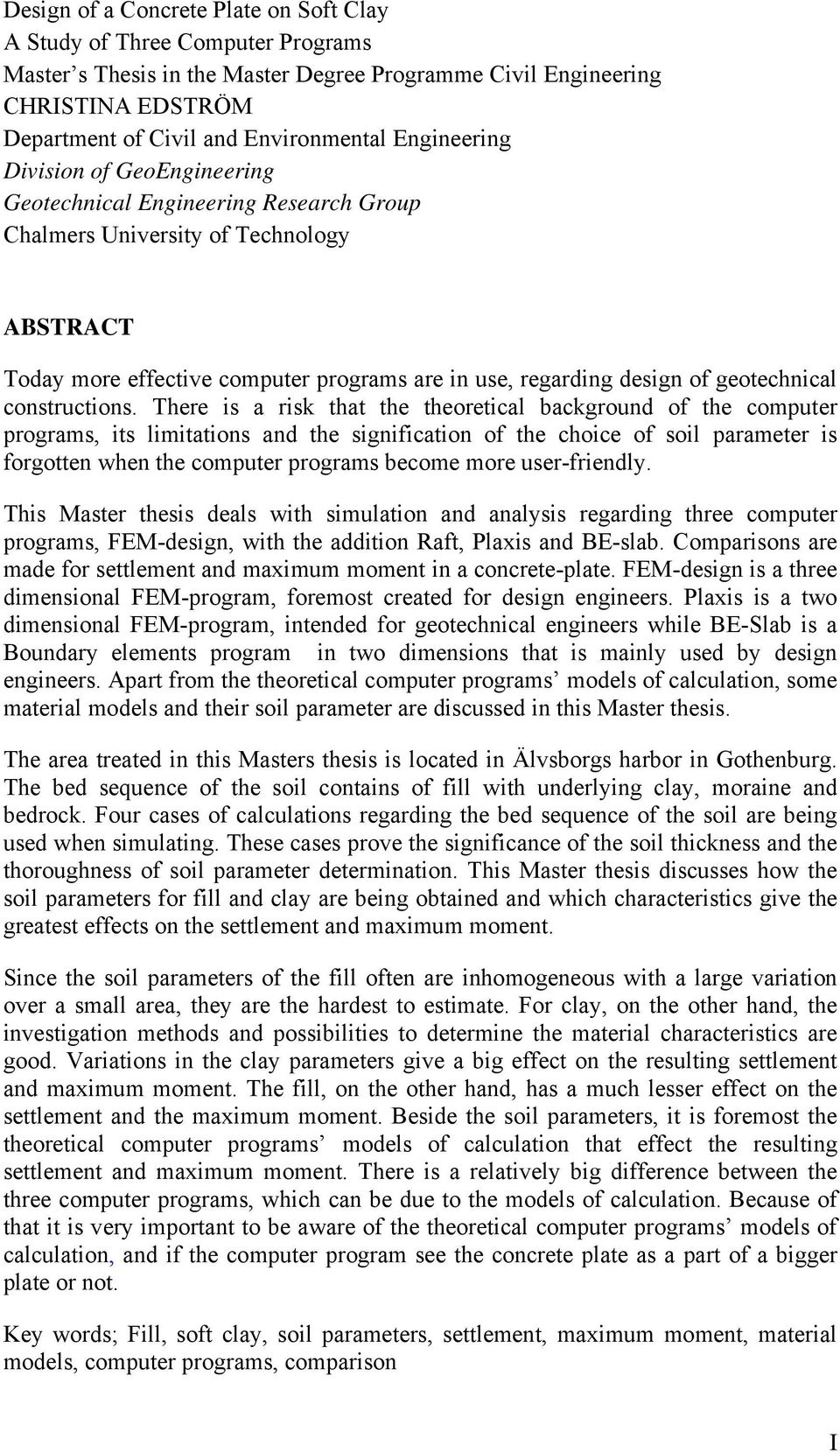 geotechnical constructions.