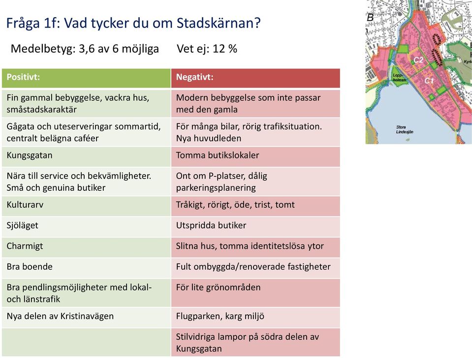 och bekvämligheter.