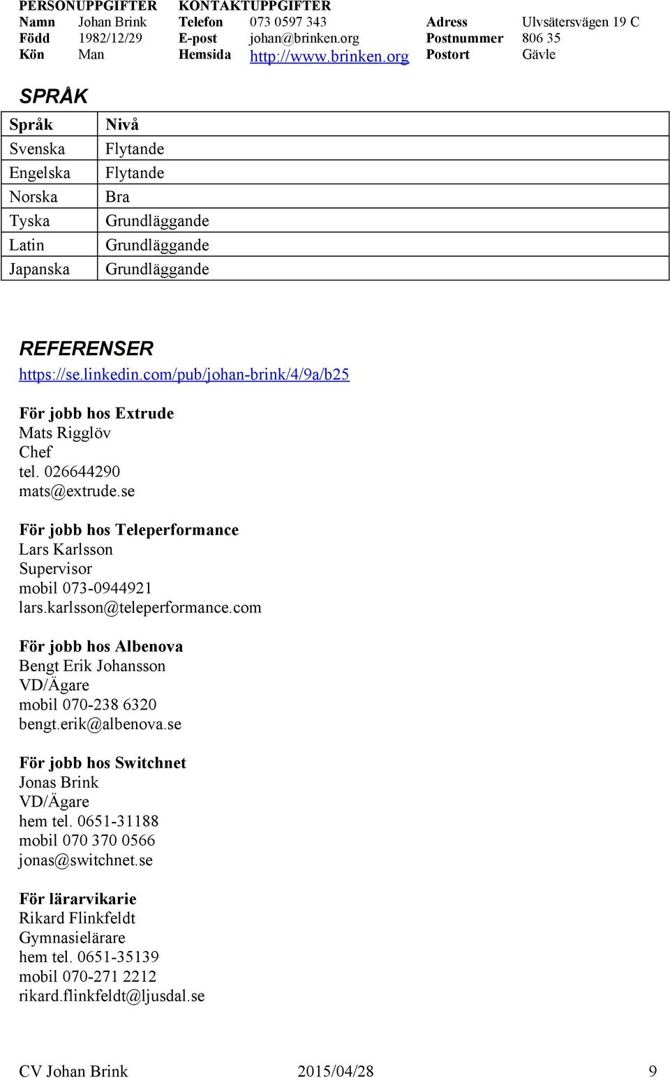 se För jobb hos Teleperformance Lars Karlsson Supervisor mobil 073-0944921 lars.karlsson@teleperformance.