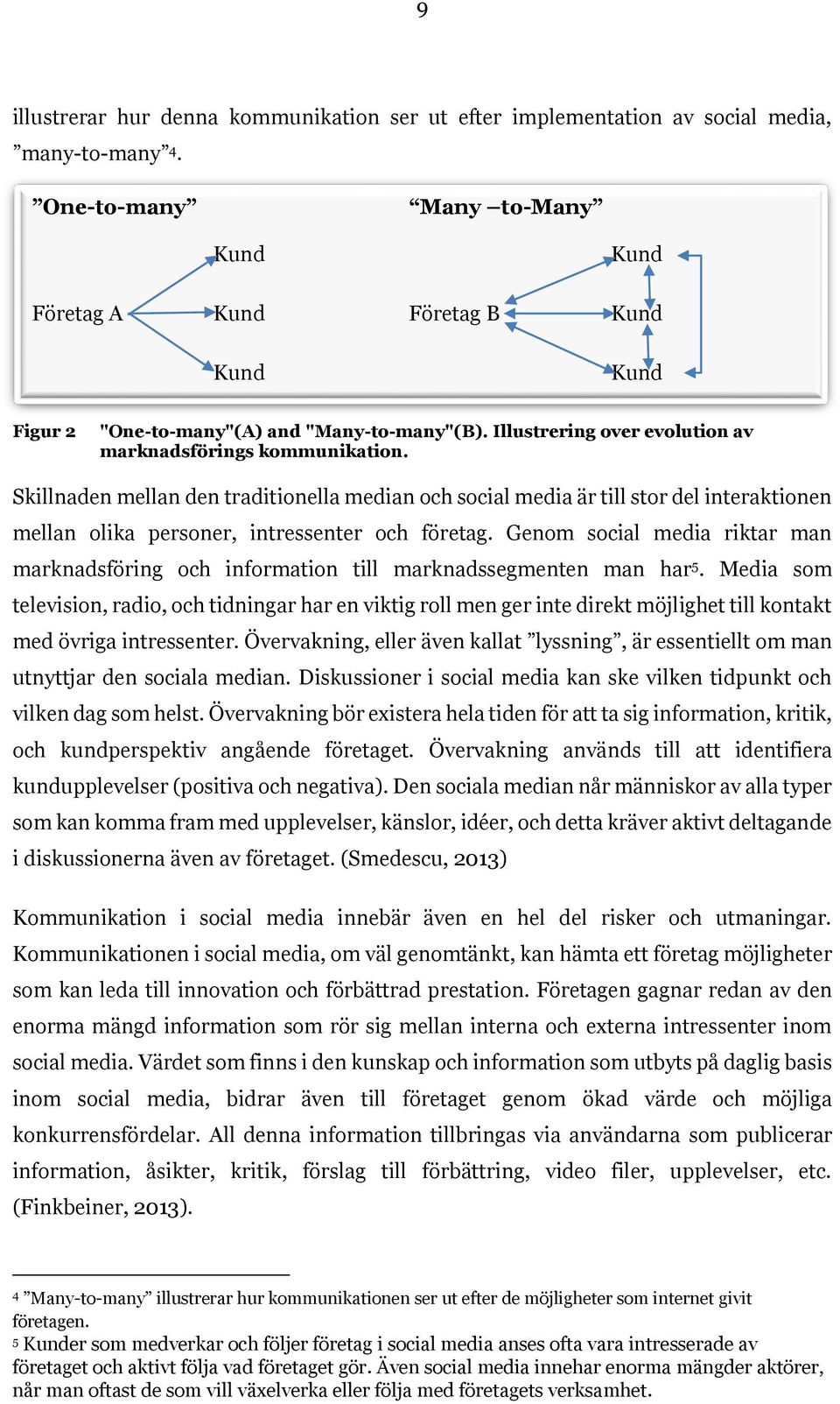 Skillnaden mellan den traditionella median och social media är till stor del interaktionen mellan olika personer, intressenter och företag.