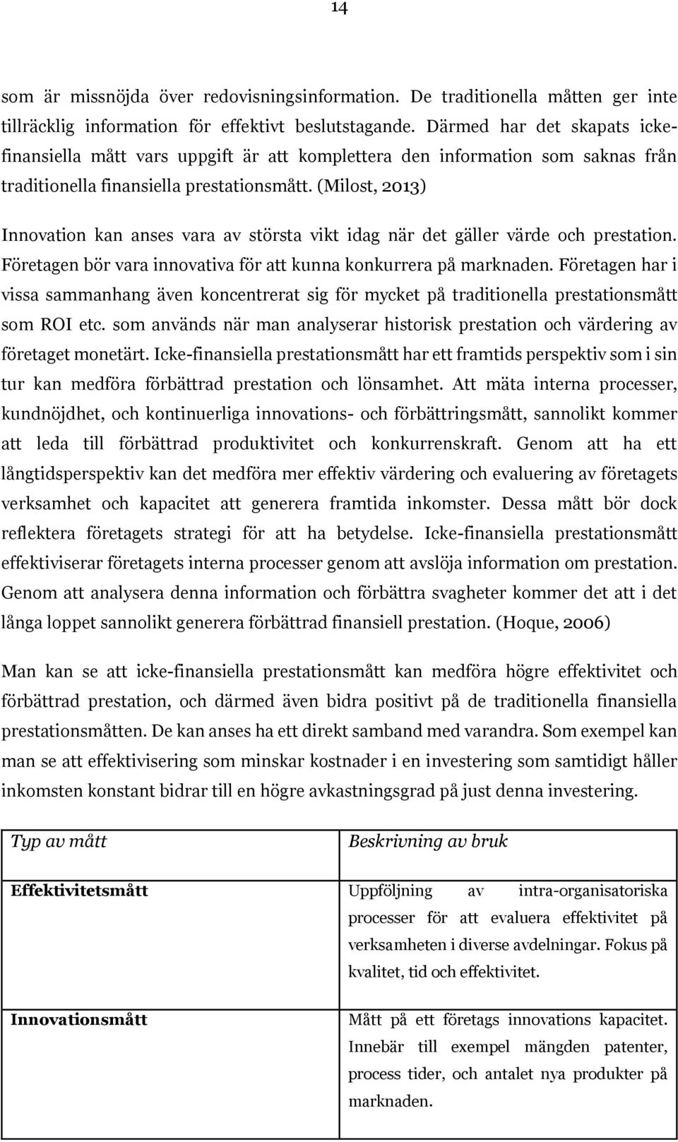 (Milost, 2013) Innovation kan anses vara av största vikt idag när det gäller värde och prestation. Företagen bör vara innovativa för att kunna konkurrera på marknaden.