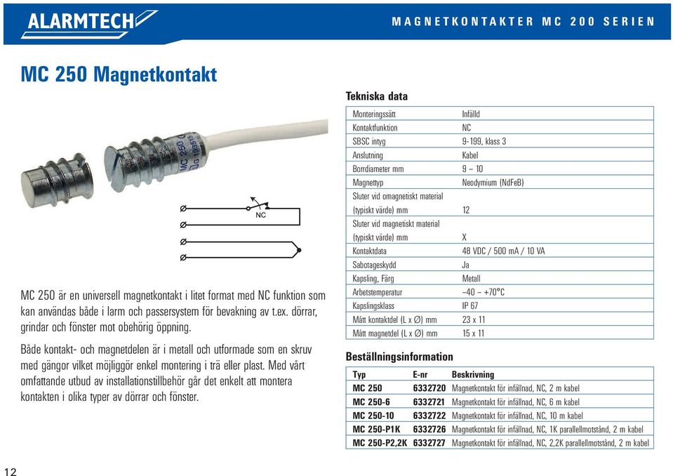 Med vårt omfattande utbud av installationstillbehör går det enkelt att montera kontakten i olika typer av dörrar och fönster.